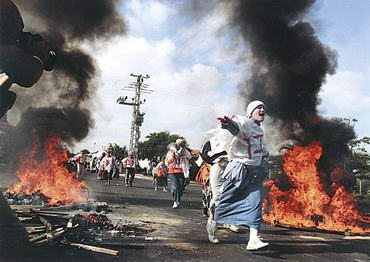 Выселение евреев из Гуш-Катифа. Август 2005 года. Фото Мири Тзахи