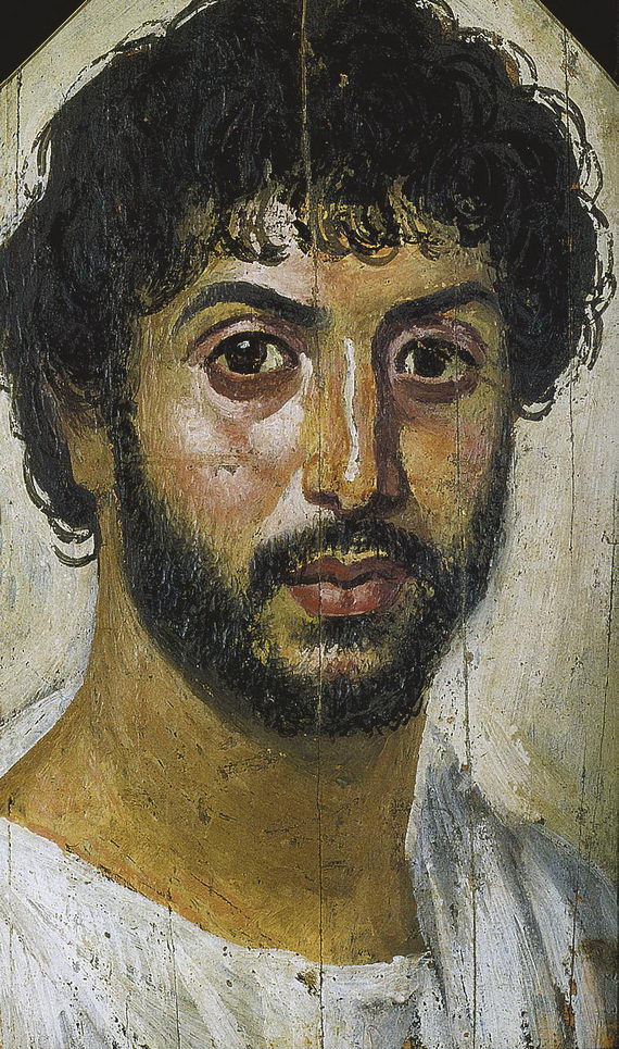 Фаюмский портрет I–II века н. э. Так называемый «Il bello», «Красавец». ГМИИ им. А. С. Пушкина