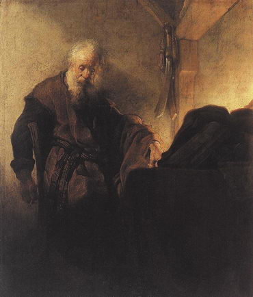 Апостол Павел. Рембрандт ван Рейн. 1629–1630. Нюрнберг, Германский национальный музей