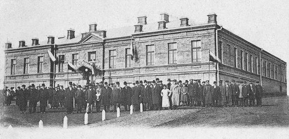 Еврейская больница в Балте. Открытка. 1899