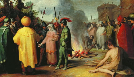 Корнелис ван Харлем. Иуда и Фамарь. 1596. Харлем, Музей Франса Хальса