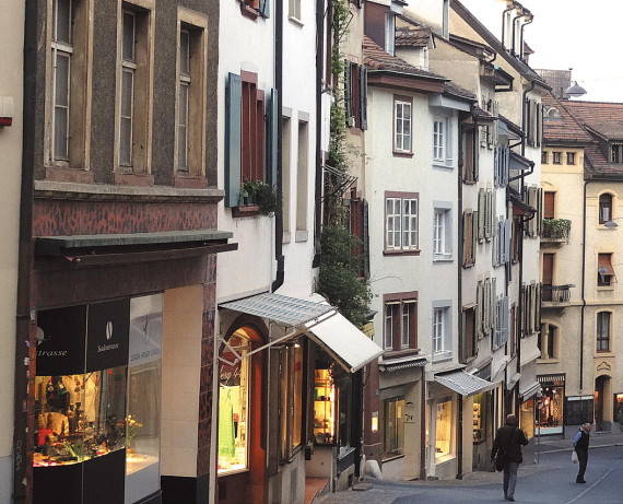 В Базеле еще можно найти уголки, напоминающие о Средневековье