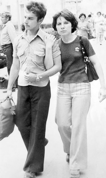Александр Ступников с женой. Конец 1970‑х. Минск