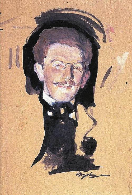 Валентин Серов. Портрет Льва Бакста. Начало 1900‑х. Третьяковская галерея