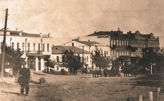 Николаевская улица, Умань. Открытка. 1901