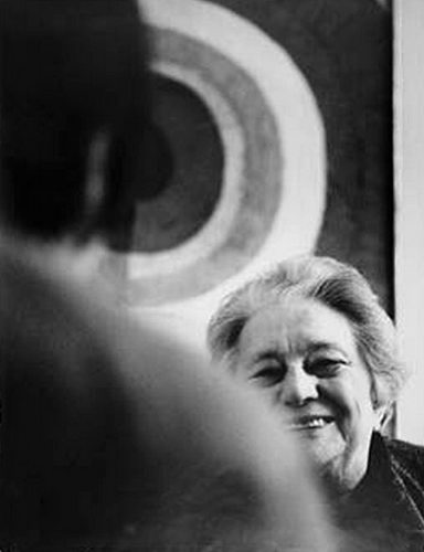 Соня Делоне. Фото Андре Вилье. 1971. Париж. ADAGP. © BNF