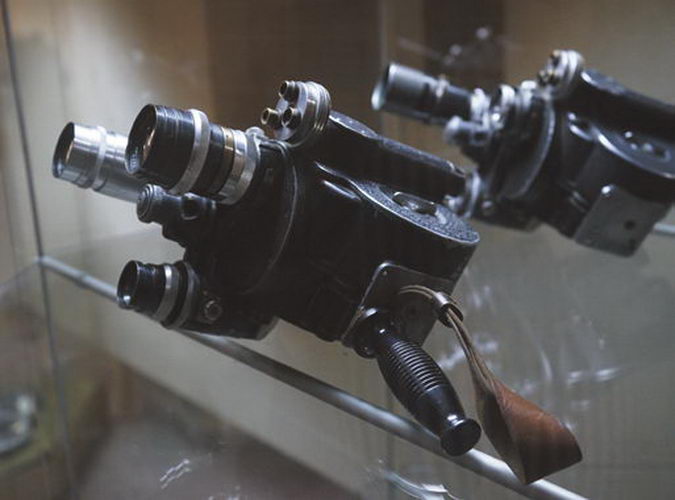 Фрагмент экспозиции «Они снимали кино» в Музее Великой Отечественной войны в Москве