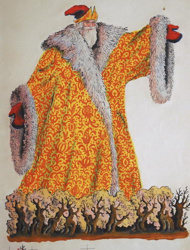 Владимир Конашевич.Иллюстрация к книге В. И. Даля «Старик‑годовик». 1958–1959.Частное собрание