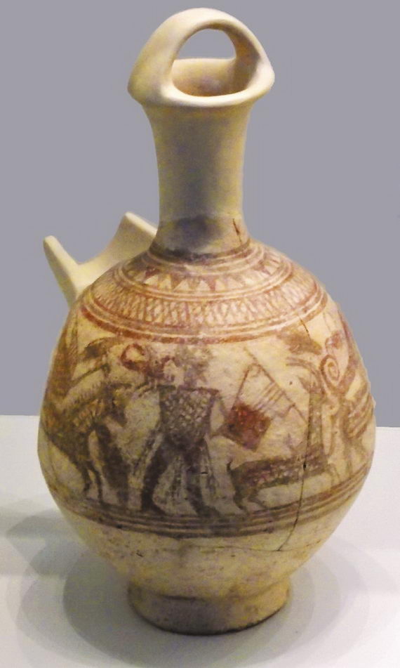 Пивной кувшин из Мегидо. XII–XI века до н. э. Музей Израиля, Иерусалим