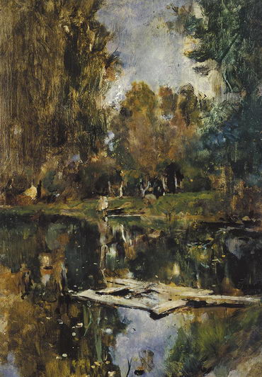 Прудик. Абрамцево (Верхний пруд в Абрамцеве). 1886. Третьяковская галерея