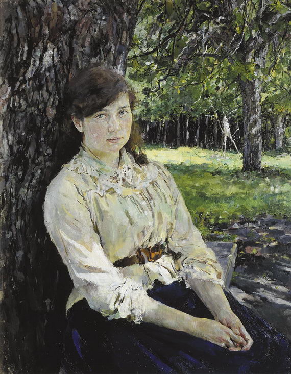 Девушка, освещенная солнцем. Портрет М. Я. Симонович. 1888. Третьяковская галерея