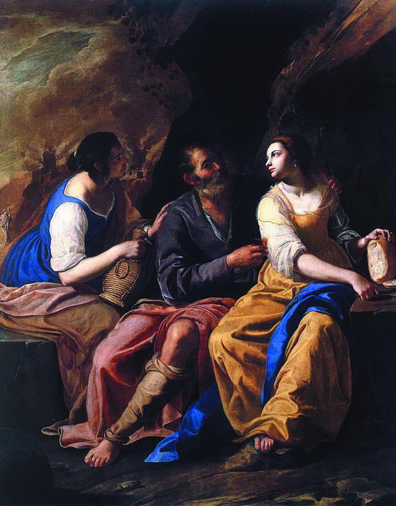 Артемизия Джентилески. Лот и его дочери. 1635–1638. Музей искусств в Толедо