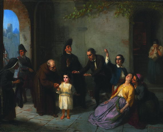 Похищение Эдгардо Мортары. 1862. Частная коллекция