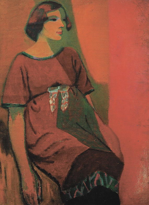 Натан Альтман. Женщина с серебряным поясом. 1911. Коллекция Соломона Шустера