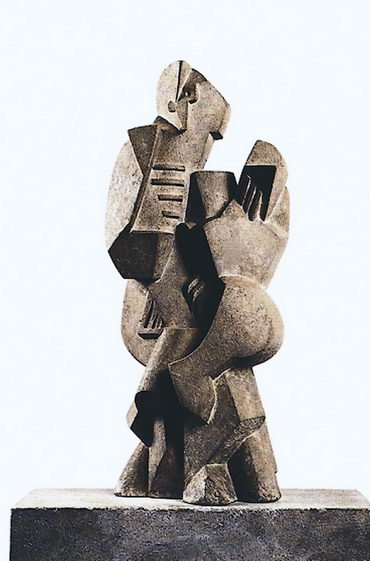 Жак Липшиц. Моряк с гитарой. 1917–1918. Центр Жоржа Помпиду