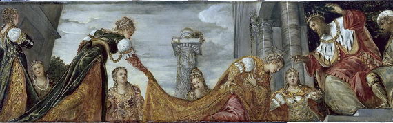 Эсфирь перед Артаксерксом. Якопо Тинторетто. 1547–1548. Музей Прадо, Мадрид.