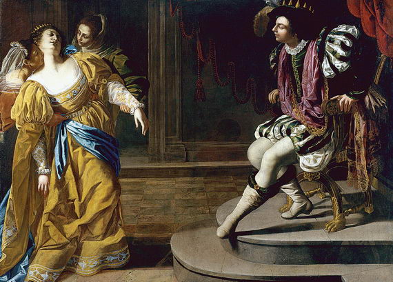 Эсфирь перед Артаксерксом. Артемизия Джентилески. 1628–1635. Музей Метрополитен, Нью‑Йорк
